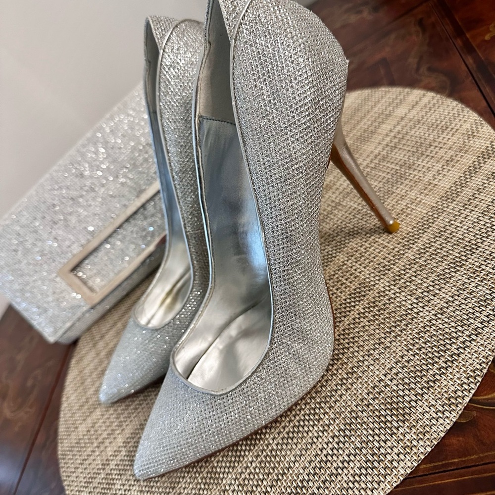 Shoes/Heels -  rand: Dune London - Silver - size 39